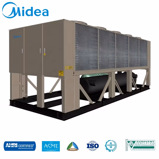 Midea Cooling System Air Cooled Screw Industrial Water Chiller Price